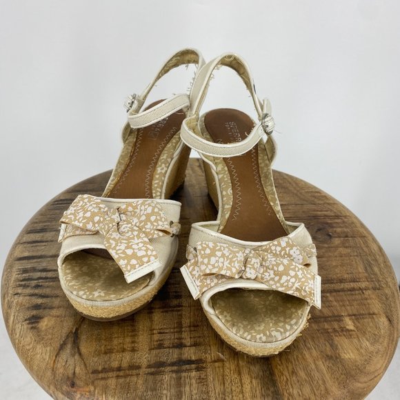 Sperry top-sider | Canvas Ribbon Bow Wedges 7 - Picture 2 of 10